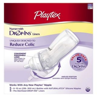 Playtex 5pk Nurser Bottle Set with Drop Ins Liners