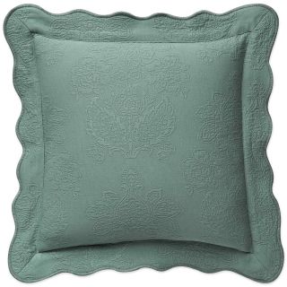 ROYAL VELVET Abigail Square Decorative Pillow, Green