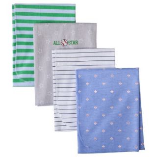 Just One You Made by Carters Allstar 4pk Receiving Blankets