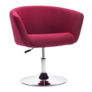 Umea Swiveling Carnelian Red Arm Chair (set Of 2)