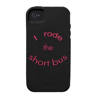 I rode the short bus pink iPhone 4 case