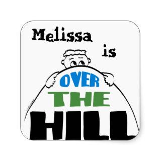 Over the Hill Stickers