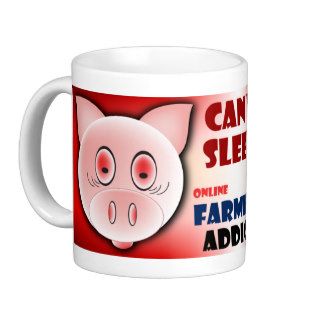 Can't Sleep Online Farming Addict Mug