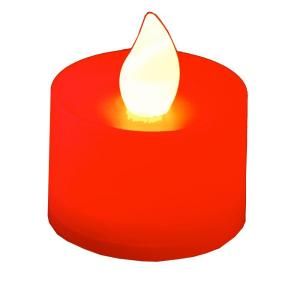 Lumabase Red Flickering LED Tealights (Box of 12) 80312