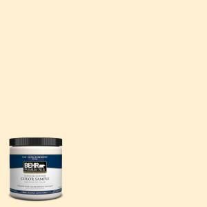 BEHR Premium Plus 8 oz. #330A 1 Bonnie Cream Interior/Exterior Paint Sample 330A 1PP