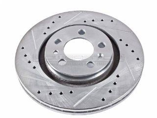 Power Stop EBR615XL Power Stop Extreme Performance Drilled And Slotted Brake Rotors Automotive