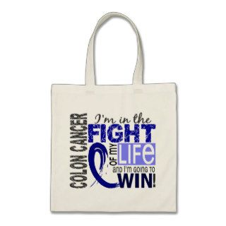 Fight Of My Life Colon Cancer Tote Bags