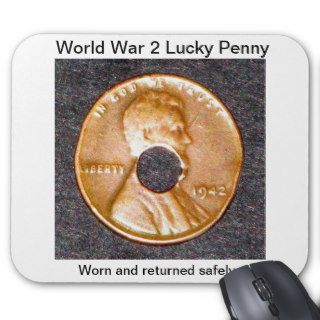 Mouse Pad/WW2 Lucky Penny/Patriotic/Father's Day