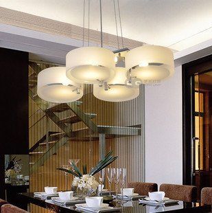 Contracted Italian dining room Acryl chandelier bedroom lamp pendant lights Chandeliers    