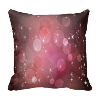 Dark Red and Pink Throw Pillow 20" x 20"