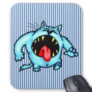 Cartoon Cat Monster Mouse Pad