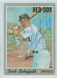Dick Schofield AUTO 1970 Topps #251 Red Sox PSA Auction Pre Cert Sports Collectibles