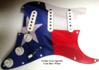 STRAT PICKGUARD, "LONE STAR STATE", LOADED & WIRED, FENDER TEXAS SPECIALS #3384 Musical Instruments