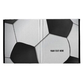 Personalizable Soccer Football iPad Folio iPad Cases