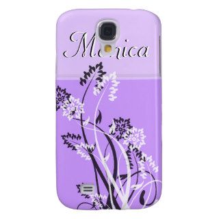 Black & White Floral IPhone 3G Case Samsung Galaxy S4 Cases