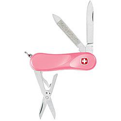 Swiss Army 7 tool Pastel Pink Evo 81 Pocket Knife Wenger Pocket Knives