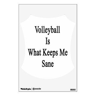 Volleyball Is What Keeps Me Sane Wall Decor