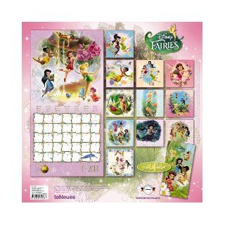 2013 Disney Tinkerbell Fairies Grid Calendar 9783832759667 Books