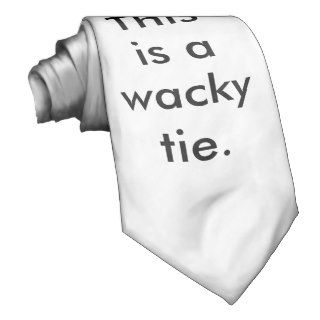 This is a wacky tie.