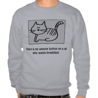 Demanding Cat Funny Quote Pullover Sweatshirts 