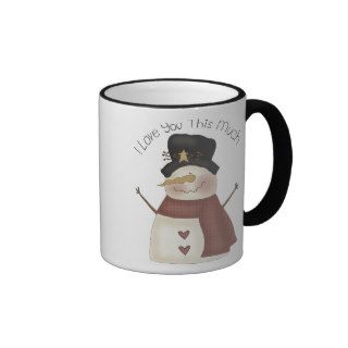 I love you snow much mug