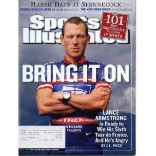 Sports Illustrated June 28, 2004 Lance Armstrong, Retief Goosen Wins US Open, Joe Dumars/Detroit Pistons Sports Illustrated Books