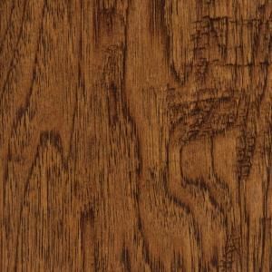 Home Legend Handscraped Distressed Palmero Hickory Click Hardwood Flooring   5 in. x 7 in. Take Home Sample HL 662697
