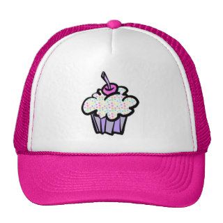 pastel dots cupcake hats