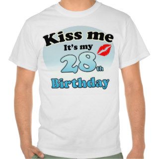 Kiss me it's my 28th Birthday
