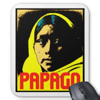 papago girl mouse pads