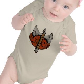Viking Shield & Battle Ax Tee Shirt