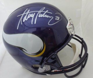 Adrian Peterson Autographed Replica Helmet   Autographed NFL Helmets at 's Sports Collectibles Store