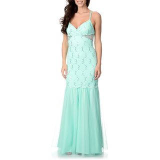 Morgan & Co. Juniors Lace and Tulle Dress Morgan & Co Prom Dresses