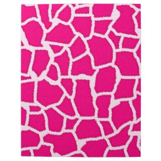 Bright Pink Giraffe Animal Print Puzzle