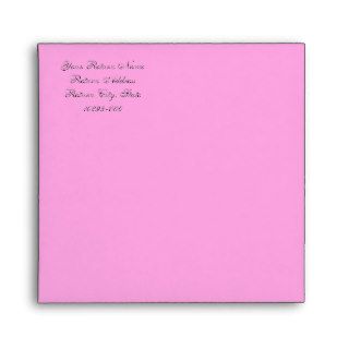 Pink and Purple Customized Envelope