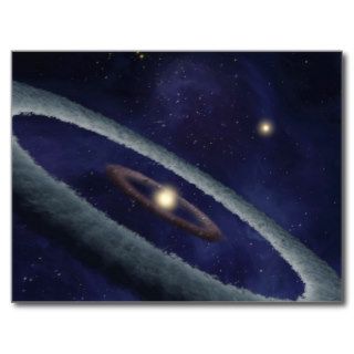 Alien Planet Birth Space Art Postcards