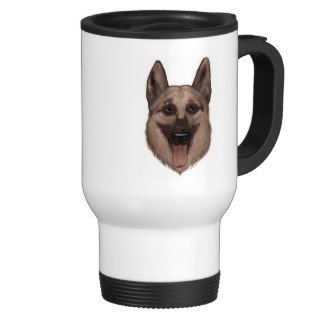 German Shepherd Police Dog Coffee Mugs