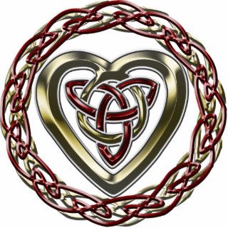 Celtic Heart Key Chain Acrylic Cut Out