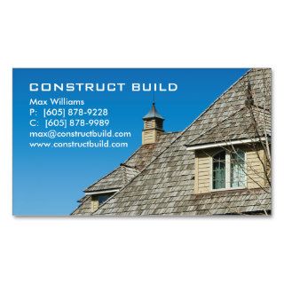 Construction Roofing Business Cards