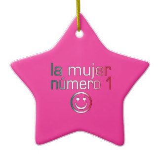 La Mujer Número 1   Number 1 Wife in Mexican Christmas Tree Ornaments