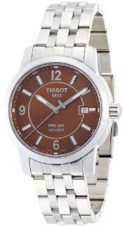 Tissot Men's T0144101129700 PRC 200 Brown Dial Bracelet Watch Tissot Watches