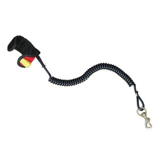 Surf to Summit Black Coiled Surfing Leash Brass Clips Paddles & Accessories