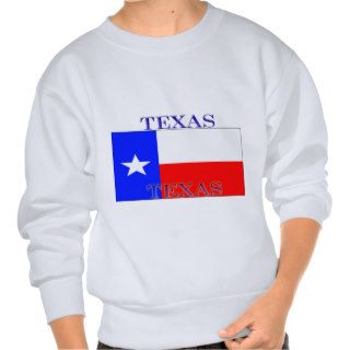 Texas State Flag Pull Over Sweatshirts