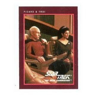 Star Trek The Next Generation card #274 Patrick Stewart Captain Picard and Marina Sirtis Deanna Troi Marina Sirtis Entertainment Collectibles