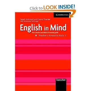 English in Mind 1 Teacher's Resource Pack Italian edition (9788884333537) Sarah Ackroyd, Claire Thacker, Alessandra Del Lungo Books