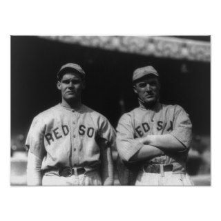 Dutch Leonard & Bill Carrigan, Boston Red Sox Print
