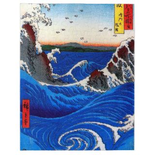 Hiroshige Navaro Rapids Fine Japanese Vintage Jigsaw Puzzles