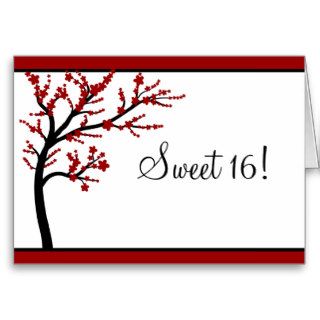 Sweet 16   Cherry Blossom Card
