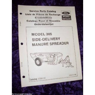 Ford 305 Manure Spreader OEM Parts Manual Ford 305 Books