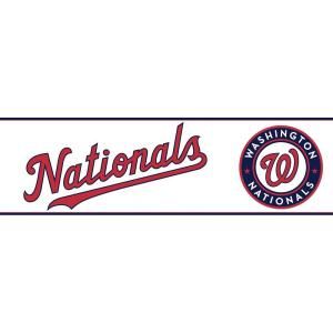 Major League Baseball Boys Will Be Boys II 6 in. Washington Nationals Border ZB3361BD